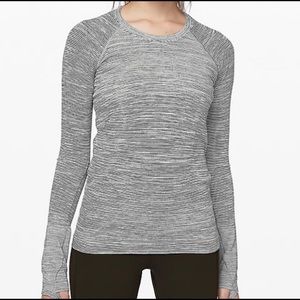 relaxed striped lulu lemon shirt